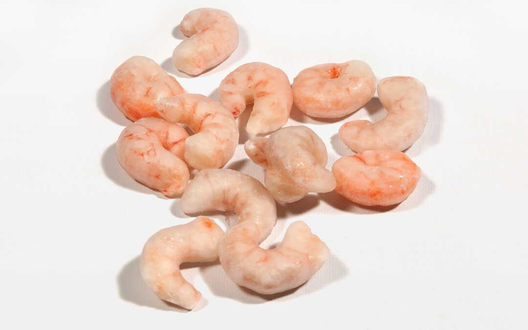 Gamba pelada congelada